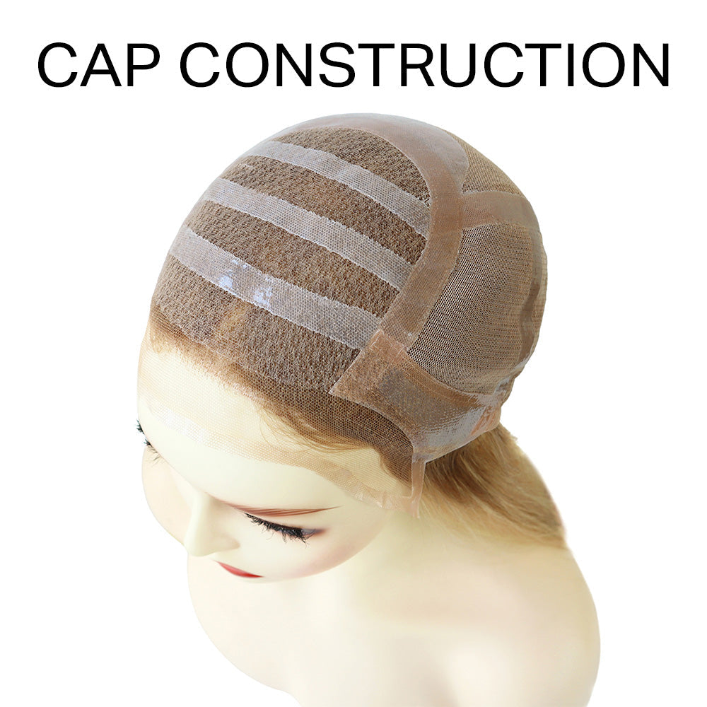 Black French Lace Medical Wig