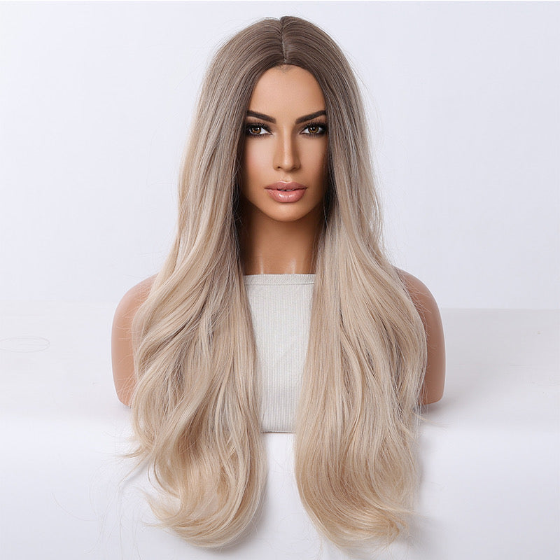 20" Blonde Ombre Synthetic Blend Wig