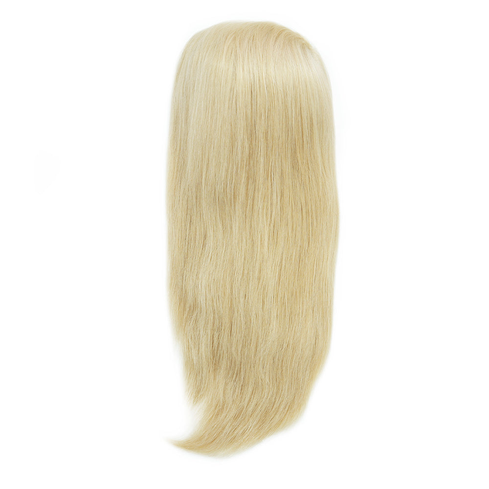 Platinum Blonde Medical Wig with Thin Polyskin Base