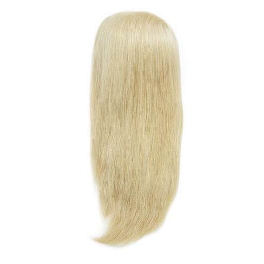 Platinum Blonde Medical Wig with Thin Polyskin Base