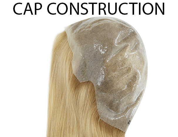 Brown Thin Polyskin Brazilian Hair Medical Wig