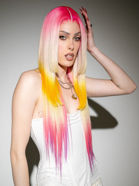 The Sunset Drip Wig