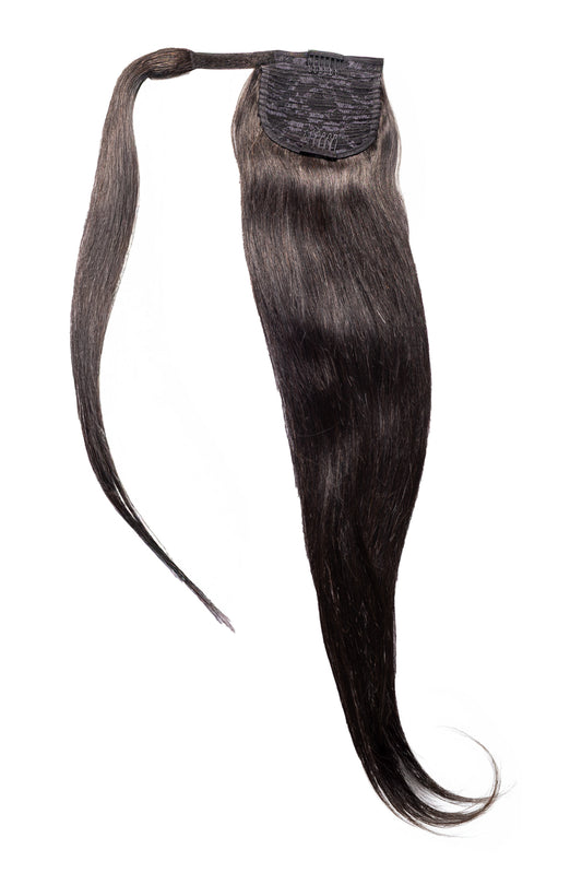 1B Black Ponytail Wrap