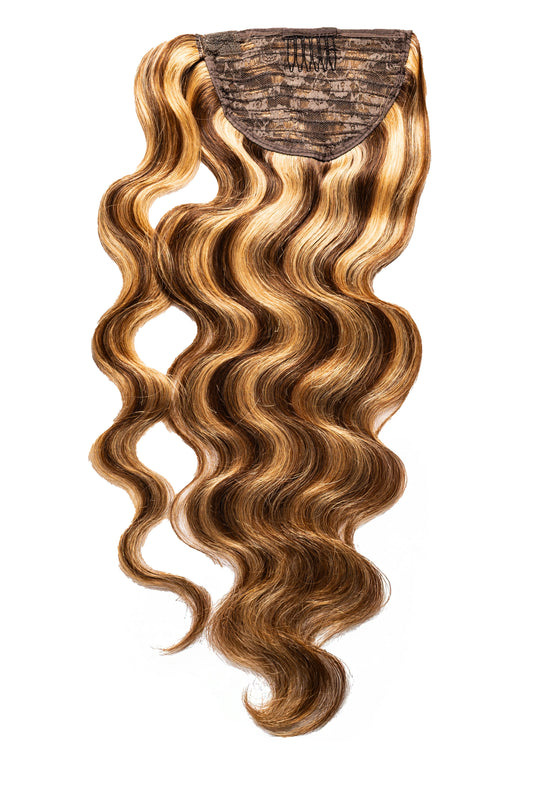 Caramel Blend Ponytail Wrap